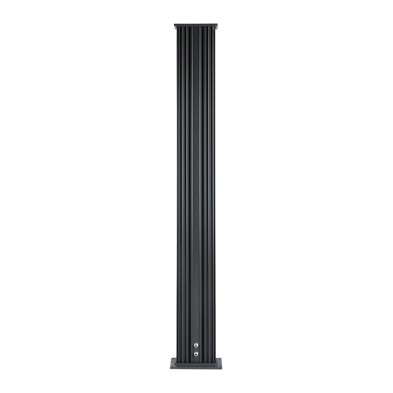 Dada Straight - Hybriddusche 40L in Farbe Anthrazit/Alu gebürstet