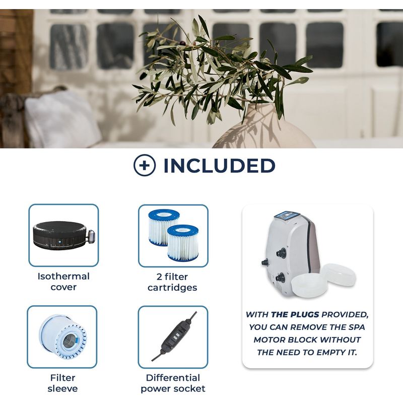 Montana - Aufblasbarer Whirlpool für 6 (4+2) Personen