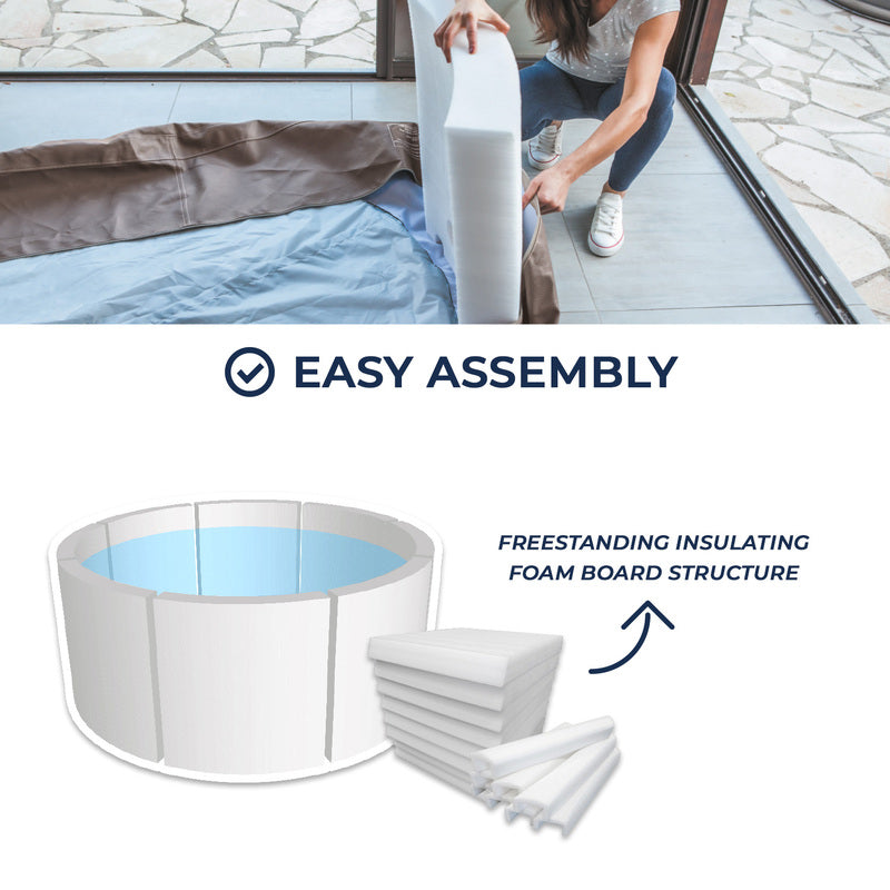 Octopus - Halbstarrer Premium Whirlpool für 4 + 2  Personen (ohne Mobiliar)